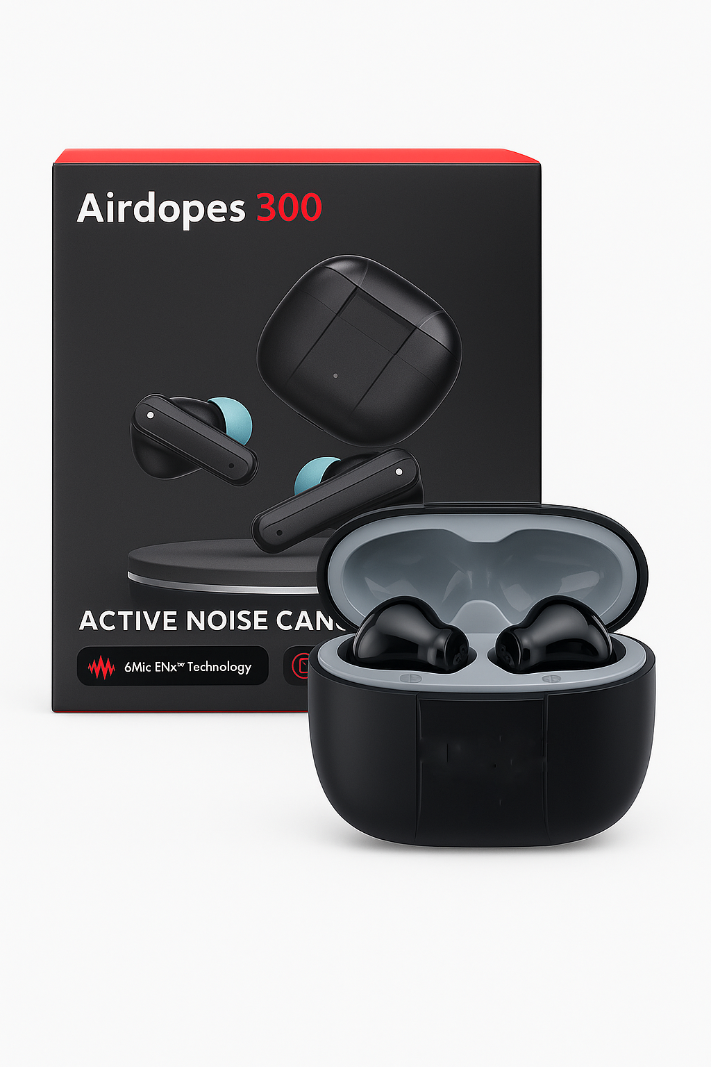 TWS Earbuds – 50‑Hour Playback • Spatial Audio • Quad‑Mic AI • Fast Charge