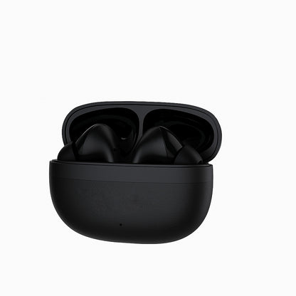Premium Leather-Finish True Wireless Earbuds – 50 Hrs Playback · 4 Mics ENx Call Tech · ASAP™ Fast Charge · Dual EQ Modes